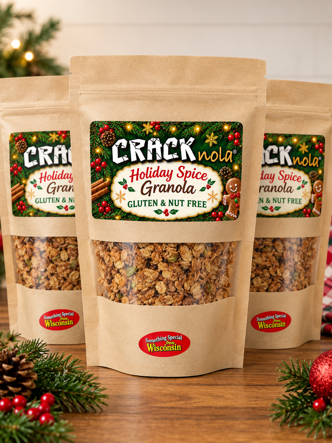 Holiday Spice CRACKnola (8 oz) (3-Pack)